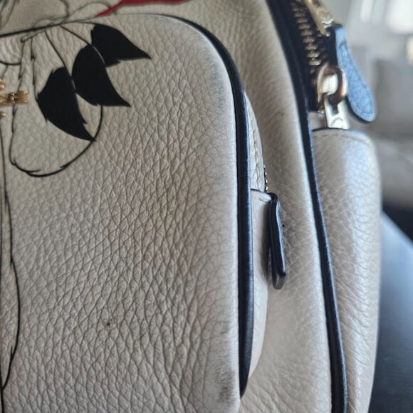Coach X Disney (CC158) Cruella Motif Mini Pebbled Leather Court Backpack Bag - Picture 5 of 5